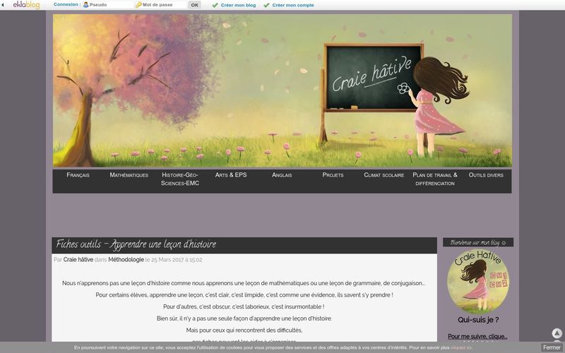 Craie hâtive : apprendre une leçon d'histoire
