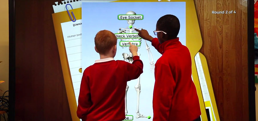 L'écran tactile en classe